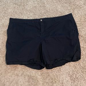 Only navy plus size 30 shorts